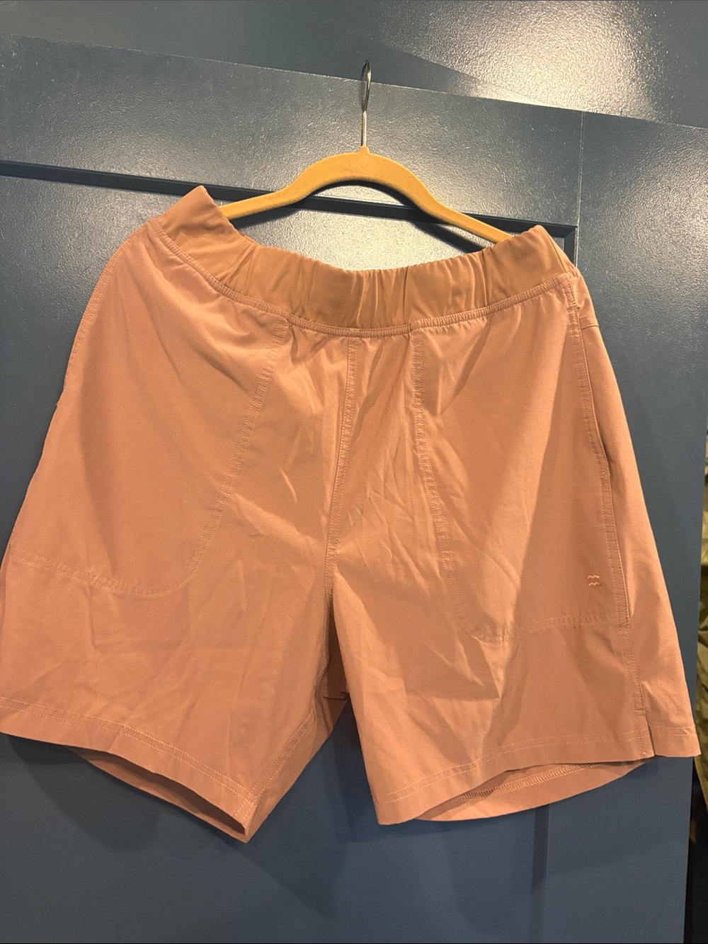 Free Fly Apparel Men's Athletic Shorts in copper color